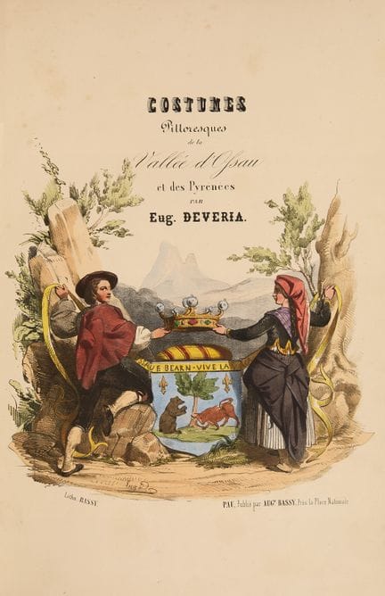 DEVERIA (Eugène). Costumes pittoresques de la Vall