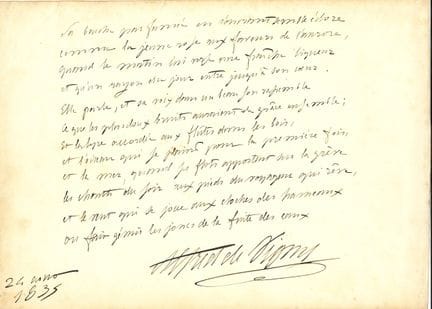 Alfred de VIGNY. (1797-1863). Poète romantique. Po