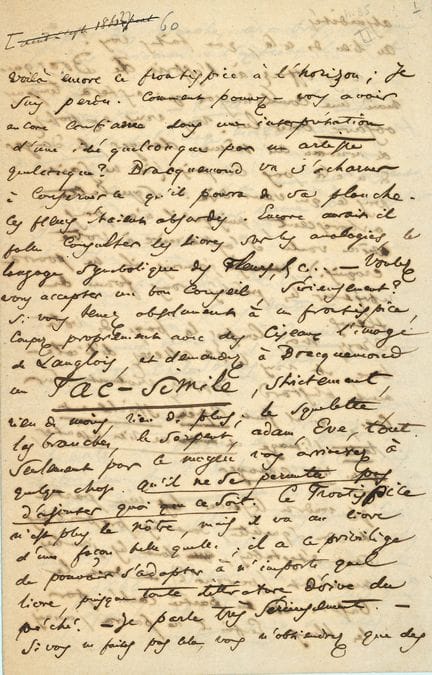 Charles BAUDELAIRE (1821-1867). L.A.S. a` POULET-M