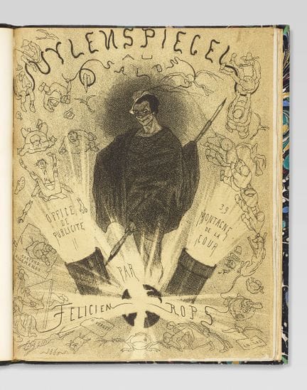 ROPS (Félicien). Uylenspiegel au Salon, par les au