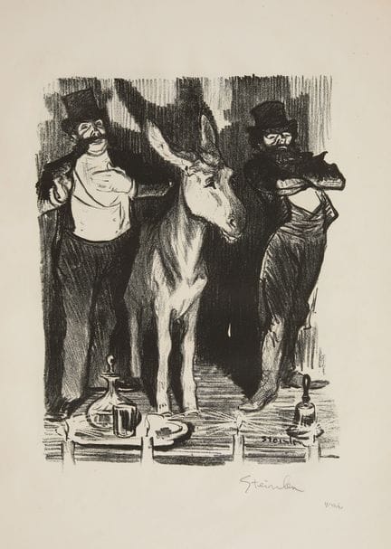 ZO D’AXA. La Feuille. Dessins de Steinlen, Willett