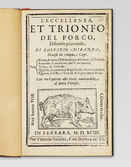 CROCE (Giulio-cesare). L’eccelenza et trionfo del 