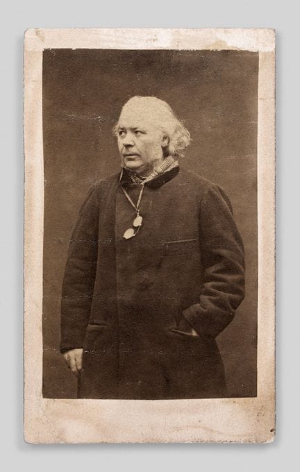 CARJAT (Et.). Portrait de Daumier. Vers 1861. Phot