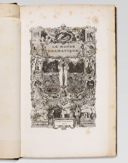 MONDE DRAMATIQUE (Le). Revue des spectacles ancien