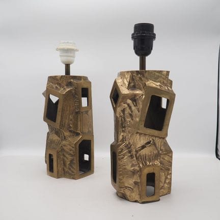 Paco Rabanne (1934–2023): A rare pair of Brutalist