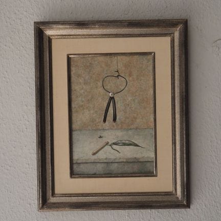 Armodio 1938: Tempera auf Holztafel, surrealistisc