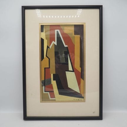 Ismael de la Serna 1897–1968: Gouache on paper, ge