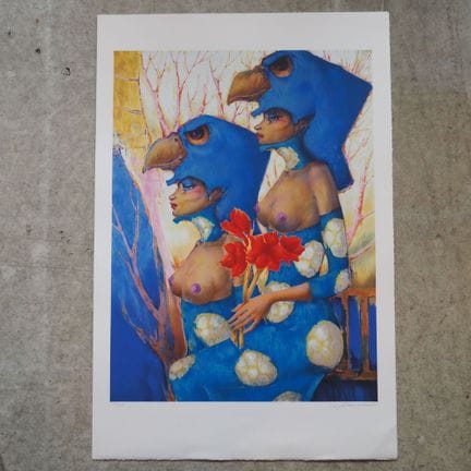 Jef Van Tuerenhout 1926–2006: Color lithograph, “T
