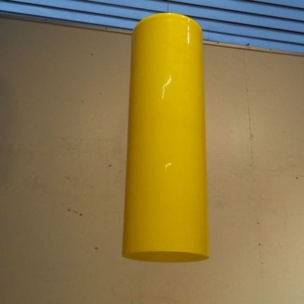 Gino Vistosi 1925–1980: Cylindrical pendant lamp, 