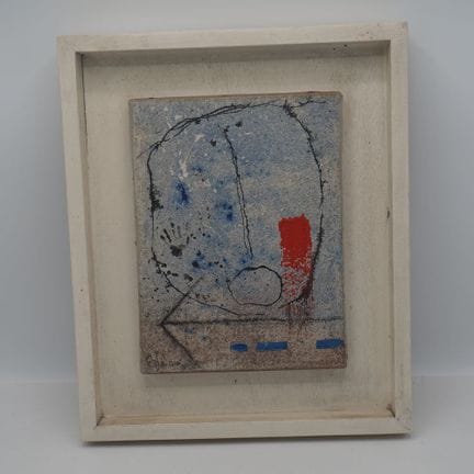 Christian Silvain 1950: Mixed media, oil and sand 