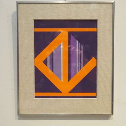 Niels Koläre 1930–2007: Gouache, geometrische Komp