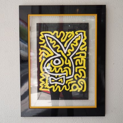 Keith Haring (1958–1990), zugeschrieben: Gouache a