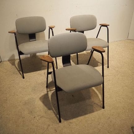 Willy Van der meeren / Tubax : Suite de 3 fauteuil