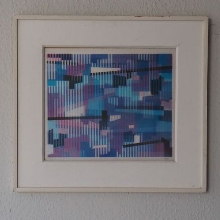 Yaacov Agam 1928 : composition cinétique couleur, 