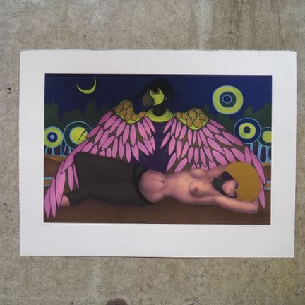 Jef Van Tuerenhout 1926–2006: Color lithograph, re