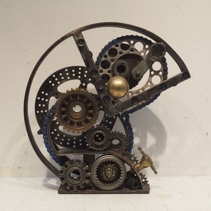 JML &amp; KW: Sculpture circa 1980, wrought iron, 