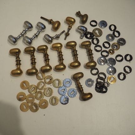Attributed to Antoine Callebaut: Set of 9 pairs of
