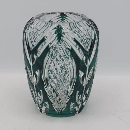Val Saint-Lambert: Eiförmige Vase, um 1900, klares