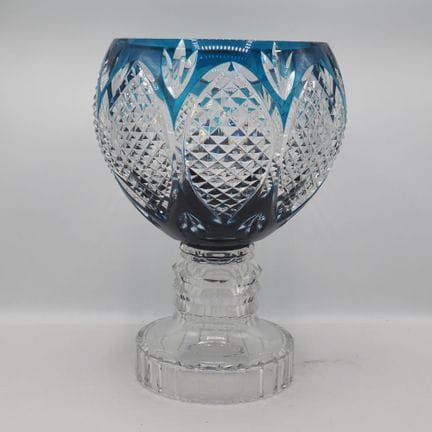 Val Saint-Lambert : Grande coupe, cristal clair ta
