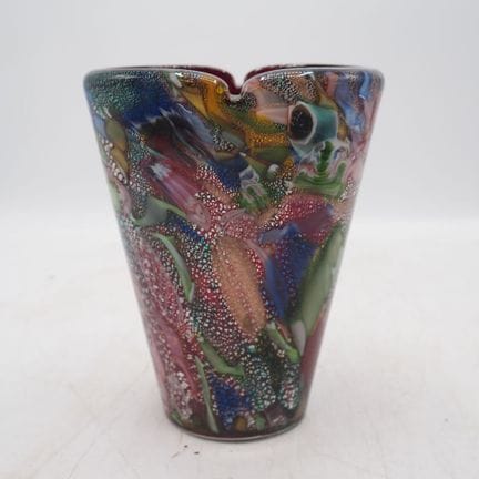 Dino Martens / Murano : Kegelförmige Vase um 1950,