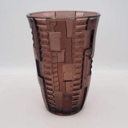 Luxval Belgium : Art-Déco-Vase in Tulpenform, mund