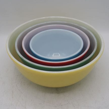 Pirex made in USA : Set aus 4 ineinandersetzbaren 