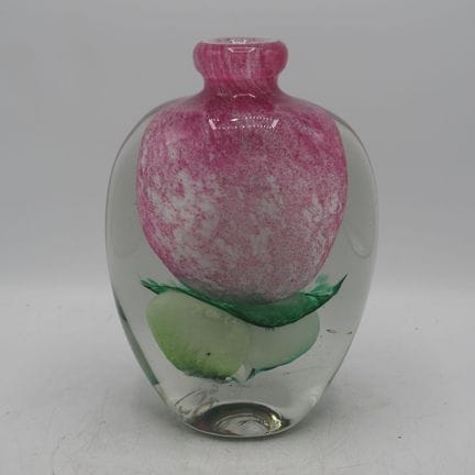 Jean-Claude Novaro 1943-2014 : Flachovale Vase, ge