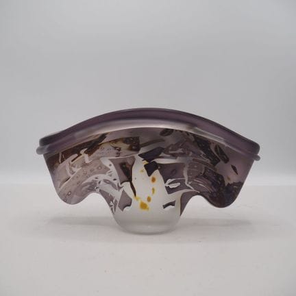 Louis Leloup 1929–2025: Blumenvase, mundgeblasenes