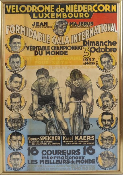 Sehr seltenes historisches Plakat der Gala von 193