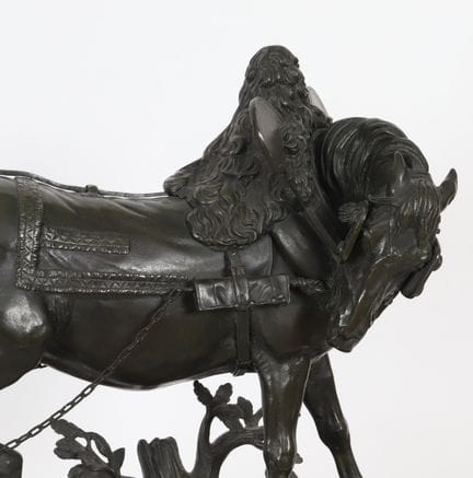 Theodor Gechter (1796-1844)

Bronze Mit dunkelgrün