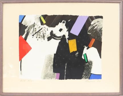 Henri Kraus (nato nel 1943)
Litografia policroma f