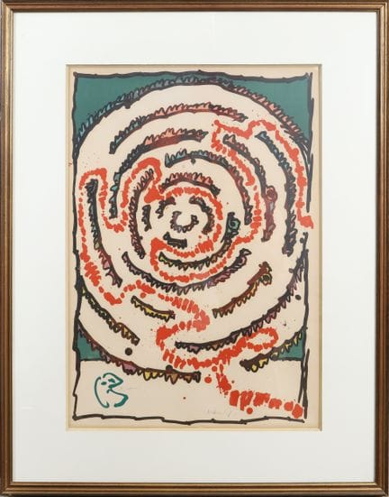Pierre Alechinsky (1927-) „Labyrinthe d’apparat V“