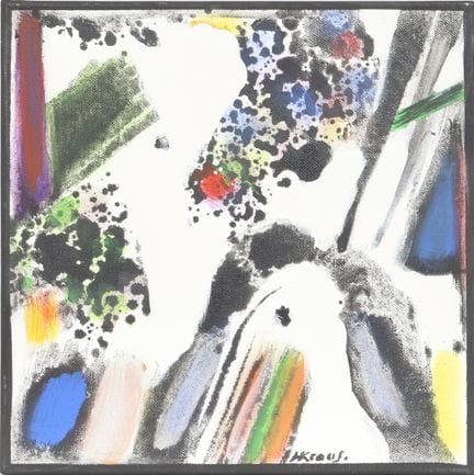 Henri Kraus (nato nel 1943)
Olio su tela astratto.