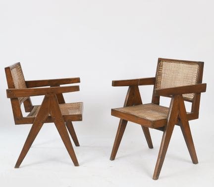 Pierre Jeanneret (1896–1967)
Set aus zwei „Office 