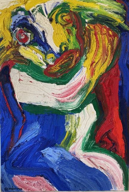 Bengt Lindström (1925–2008)

Acryl auf Leinwand „M