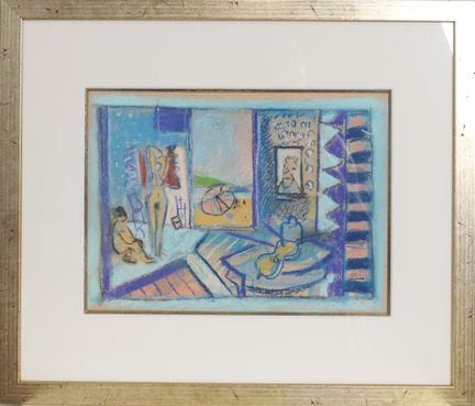 Remy Aron (geb. 1952)
Bleistift auf Karton, im Wer