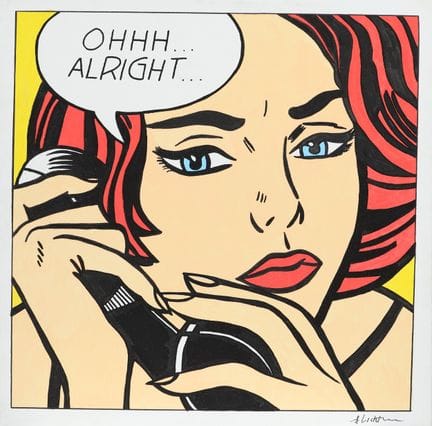 Roy Lichtenstein (1923–1997), nach
Mischtechnik au