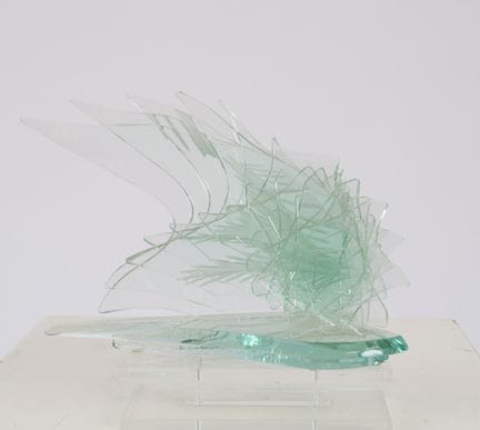 Javier Gomez (geb. 1957)
Glasskulptur. Unten links