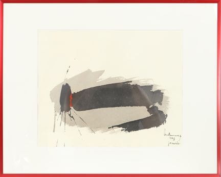 Roger Bertemes (geb. 1927)
Tusche auf Papier. Unte