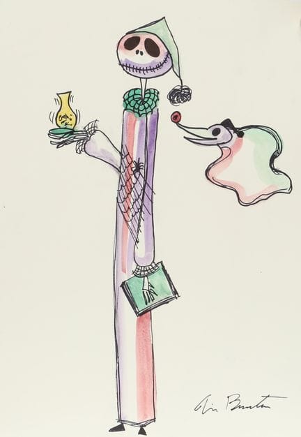 Tim Burton (geb. 1958) Zugeschrieben an
Mischtechn