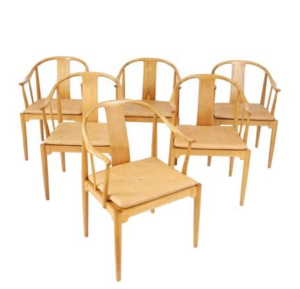 Hans Wegner (1914–2007) Sechser-Set „China Chair“
