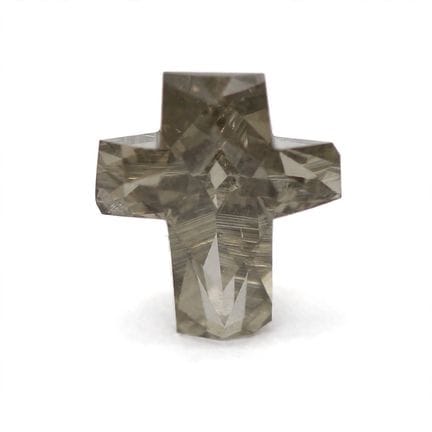 Diamante color topo ahumado de 0,93 ct
Tallado en 