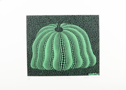 Yayoi Kusama (geb. 1929) Zugewiesen an - "Pumpkin 