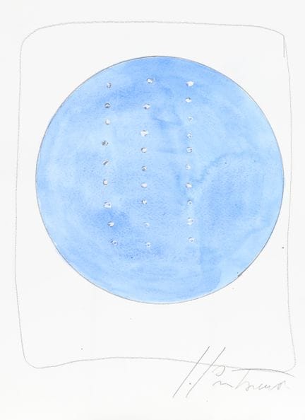 Nach Lucio Fontana (1899–1968)
Mischtechnik auf Pa