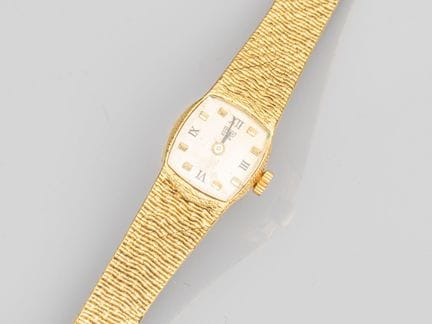 R ladies' wristwatch in 750°/°° (18K) yellow gold,