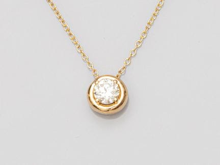 Necklace in 750°/°°(18K) yellow gold, with fine fo