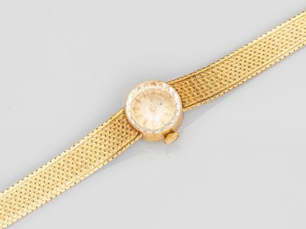 LIP Geneva, women's wristwatch in 750°/°° (18K) ye