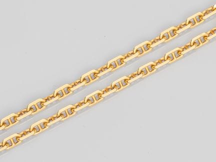750°/°° (18K) yellow gold necklace with a beautifu