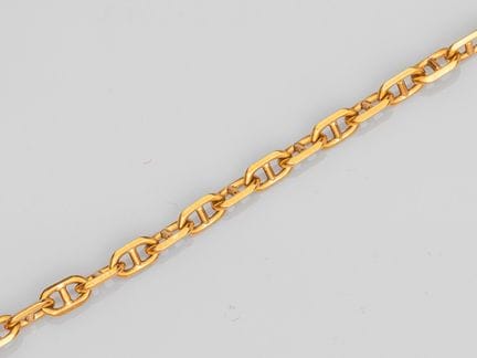 750°/°° (18K) yellow gold bracelet with a beautifu