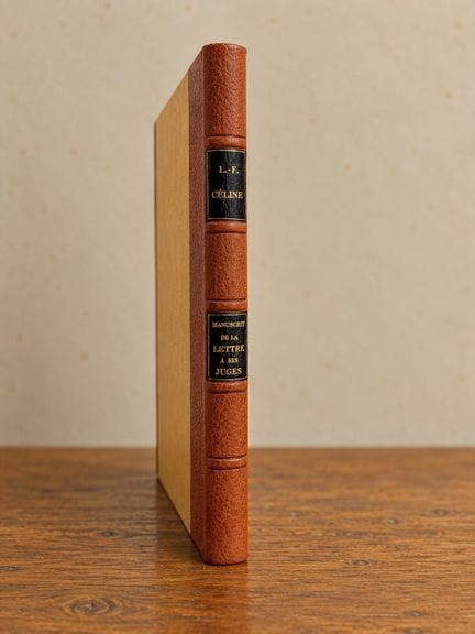 CELINE Louis-Ferdinand : Manuscrit complet de sa l